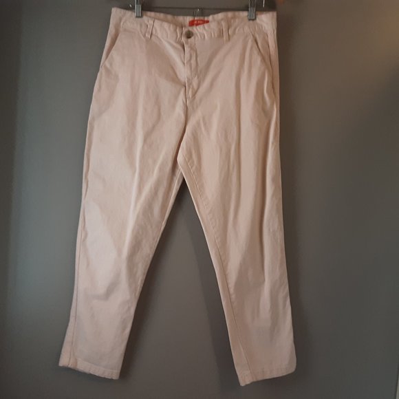 🌞 Joe Fresh Blush Pink Cotton Cropped Pants | 12 - Picture 2 of 12